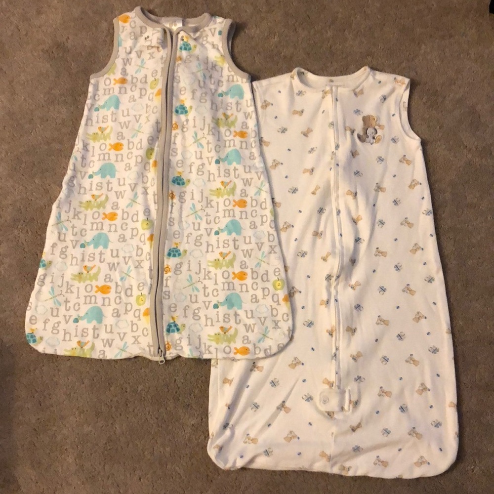 Just born and First Impressions sleep sacks